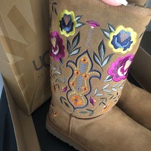 Embroidered Ugg Boots